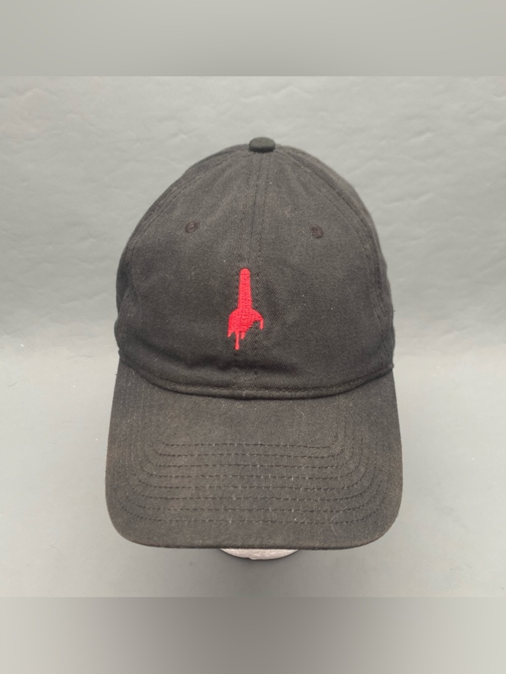 Makers Mark Bourbon Hat Black Strapback Red Wax Drip Logo Vintage Cap
